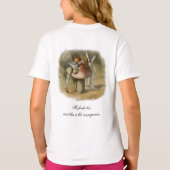 彼は彼女のロマンチックな妖精を見つける Tシャツ (裏面)