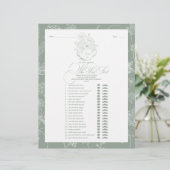 彼は彼女はセージ緑のブライダル茶シャワーゲームを言った (スタンド正面)