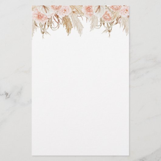 彼は彼女はパンパスグラスブライダルシャワーゲームと言った (裏面)