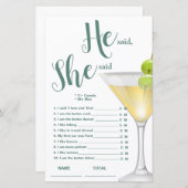 彼は彼女はブライダルゲームエレガントと言った (正面/裏面)