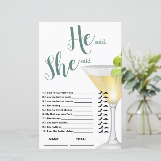 彼は彼女はブライダルゲームエレガントと言った (スタンド正面)