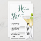 彼は彼女はブライダルゲームエレガントと言った (正面/裏面)