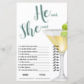 彼は彼女はブライダルゲームエレガントと言った (正面)