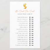 彼は彼女はブライダルシャワーゲームAperol Spritzと言った (正面)