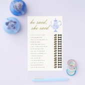 彼は彼女はブライダル茶中国レースと言ったエレガント チラシ (シングル)