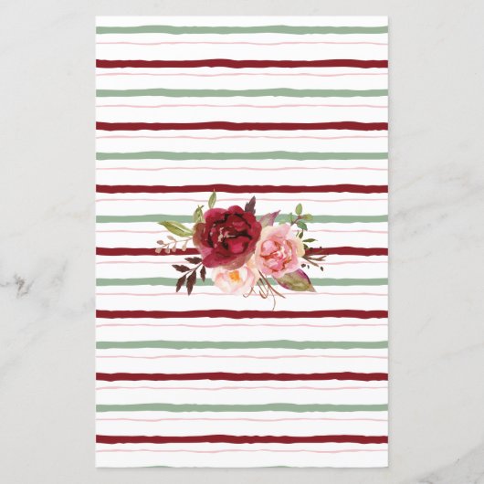 彼は彼女はマルサラフローラブライダルシャワーゲームと言った (裏面)