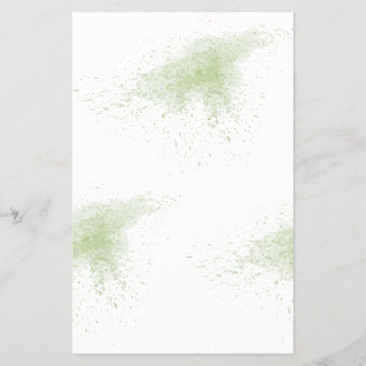 彼は彼女はユーカリBridalShowerゲームカードと言った チラシ (裏面)