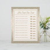 彼は彼女は上品な金ゴールドアールデコゲームを言った (スタンド正面)