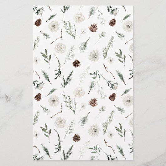 彼は彼女は冬のブライダルシャワーゲームエレガントを言った (裏面)