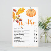 彼は彼女は秋カボチャブライダルゲームと言った (スタンド正面)