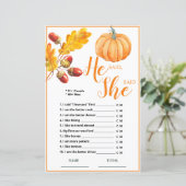 彼は彼女は秋カボチャブライダルゲームと言った (スタンド正面)