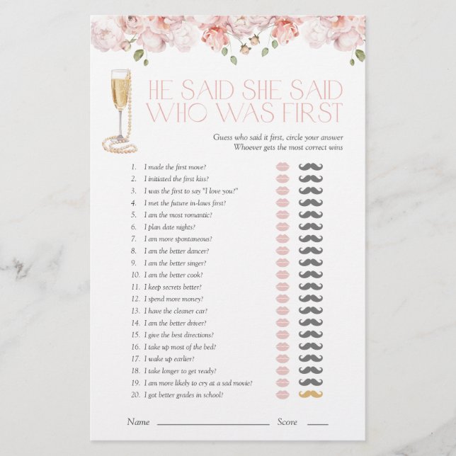 彼は彼女は花びらと真珠のピンクのシャワーゲームを言った (正面)