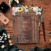 彼は彼女は黄色のフローラひまわりレースのゲームを言った 招待状