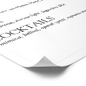 彼は彼女与えの蝶のブライダルシャワーバーサイン ポスター (角)