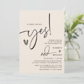 彼は彼女頼が言ったYesの婚約パーティ写真 招待状 (スタンド正面)