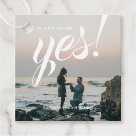 彼は彼女頼はYesありがとう言った フェイバータグ