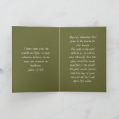 彼は彼自身のに来ました。 カード (内部)