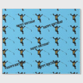 彼は得点する！ – アイスホッケー選手 ラッピングペーパー (フラット)