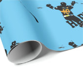 彼は得点する！ – アイスホッケー選手 ラッピングペーパー (ロールコーナー)