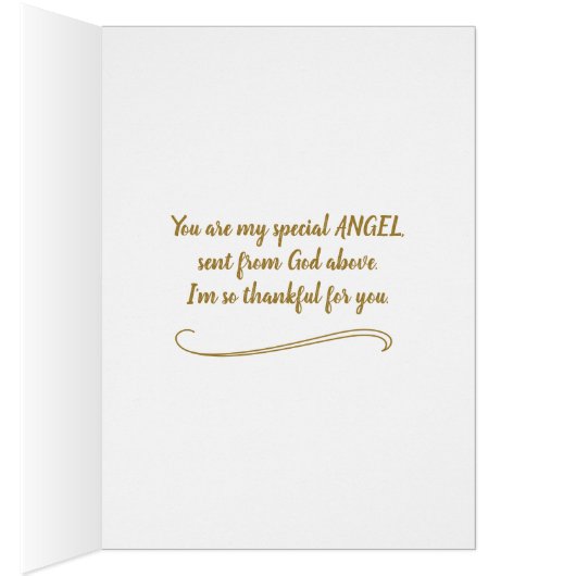 彼は御使いたちをあなたの世話にするだろう (内側 (右))