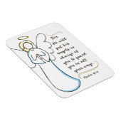 彼は御使いたちをあなたの世話にするだろう マグネット (右側)