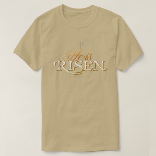 彼は復活したイースターイエス87 Tシャツ (デザイン正面)