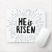 彼は復活したキリストは復活引用文イースターアートレス マウスパッド (マウス)