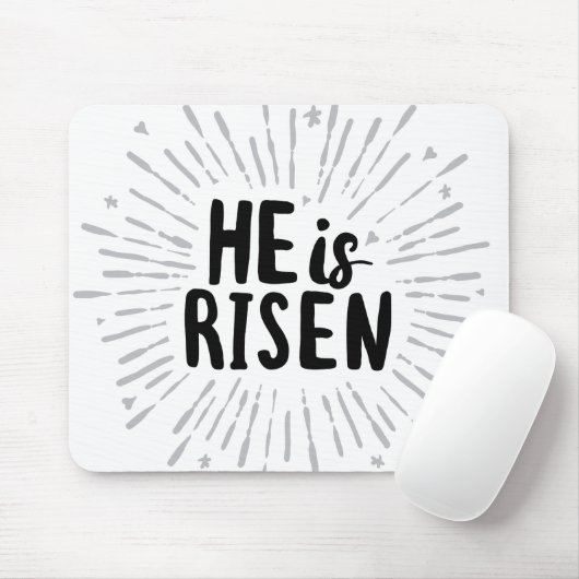 彼は復活したキリストは復活引用文イースターアートレス マウスパッド (マウス)