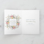 彼は復活したフローラクロス・イースター |復活 カード (内部)