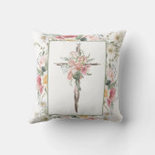 彼は復活したフローラクロス・イースター |復活 クッション (裏面)