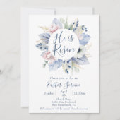 彼は復活したフローラリース教会イースターサービス 招待状 (正面)