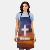 彼は復活した – イースター エプロン (着用した状態)