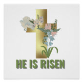 彼は復活した、イースター ポスター (正面)