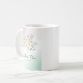 "彼は復活した"キリスト教のイースターマグ コーヒーマグカップ (正面左)