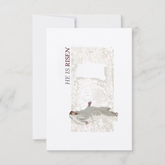 彼は復活した サンキューカード (正面)