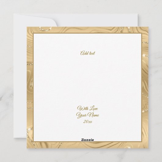 彼は復活した」ハッピーイースター – カスタマイズ可能な宗教 シーズンカード (裏面)