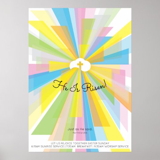 彼は復活した ポスター (正面)