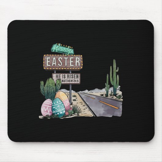 彼は復活した マウスパッド (正面)