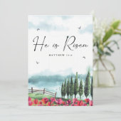 彼は復活した – 強力な聖書の詩 シーズンカード (スタンド正面)