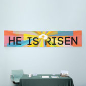 彼は復活した 横断幕 (トレードショー)