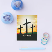 彼は復活している – イースターイラストレーション チラシ (シングル)