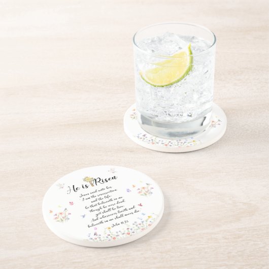 彼は復活している – イースターコースターの贈り物 コースター (側面)