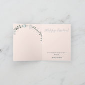 彼は復活している:パステル聖なる書物、 経典イースターグリーティングカード シーズンカード (内部)