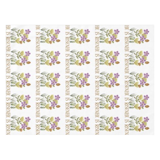 彼は復活祭のフローラを起こした テーブルクロス (正面(横))