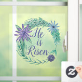 彼は復活祭のフローラ紫に昇った ウィンドウサイン (ホーム)