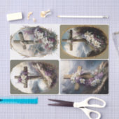 彼は復活祭の十字架を起こした 薄葉紙 (クラフト)