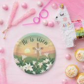 彼は復活祭の復活を起こした ペーパープレート (パーティー)