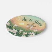 彼は復活祭の復活を起こした ペーパープレート (アングル)