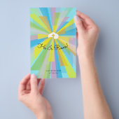 彼は復活祭の招待状を起こした チラシ (ハンドル)