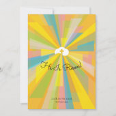 彼は復活祭の招待状を起こした 招待状 (正面)